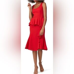 Prabal Gurung‎ Collective Ruffles Midi Dress